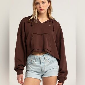 NIKE Sportswear Everyday Womens Crop Hoodie - S